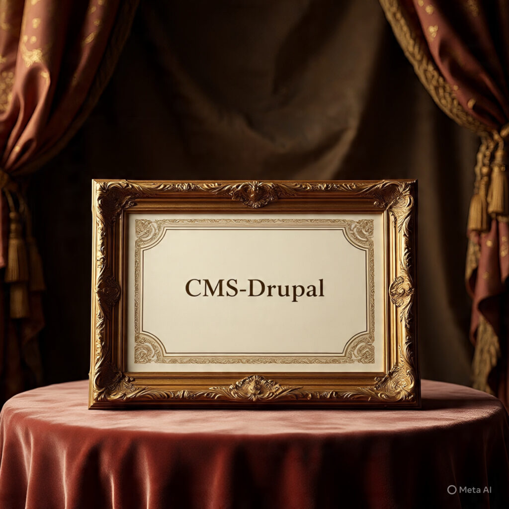 certificate in cms drupal