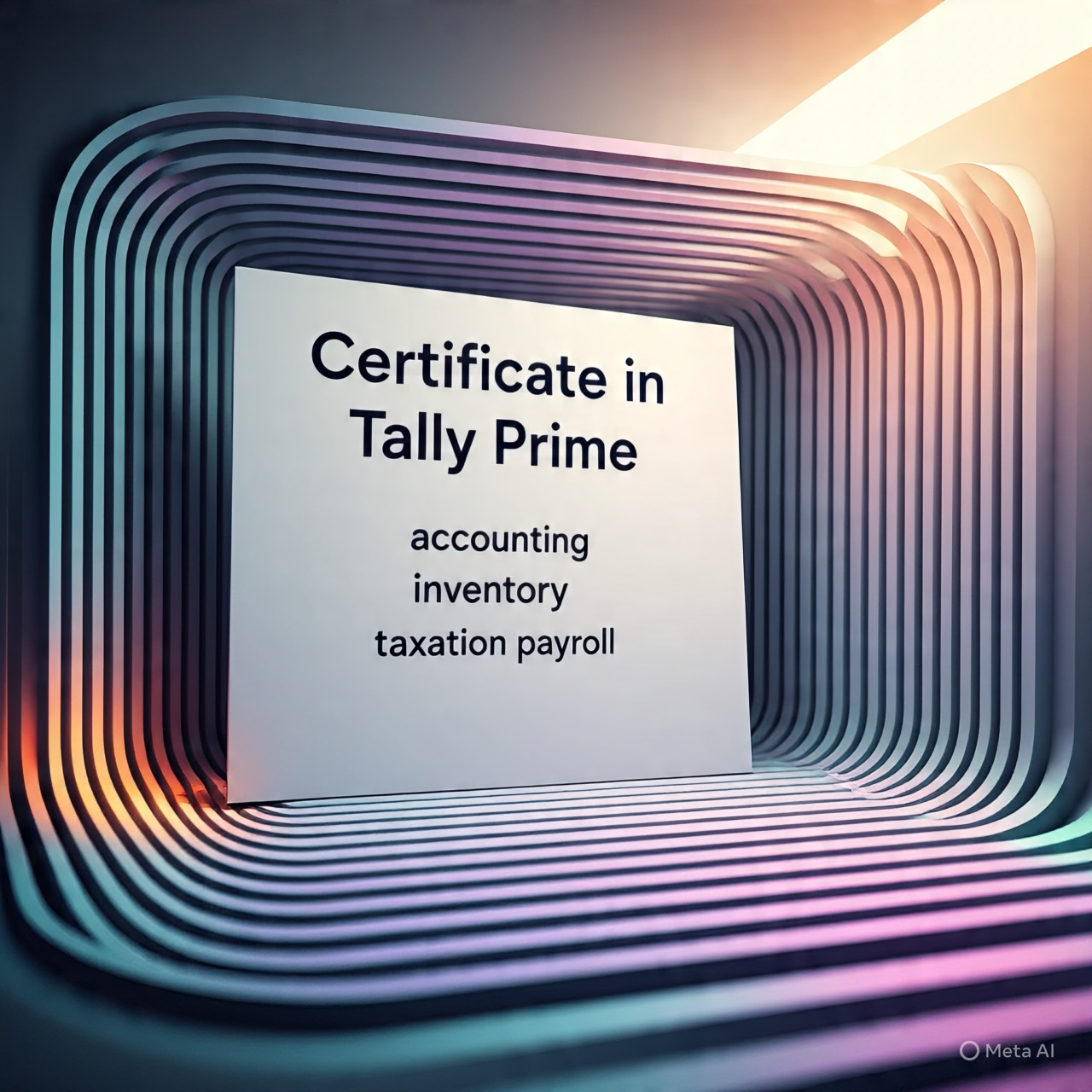 Certificate in Tally Prime Image