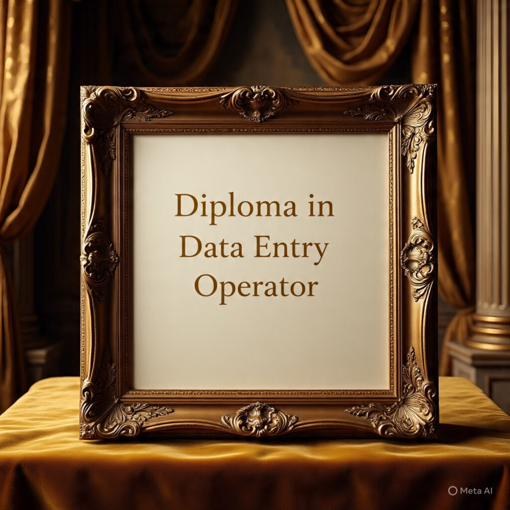 diploma in data entry operator
