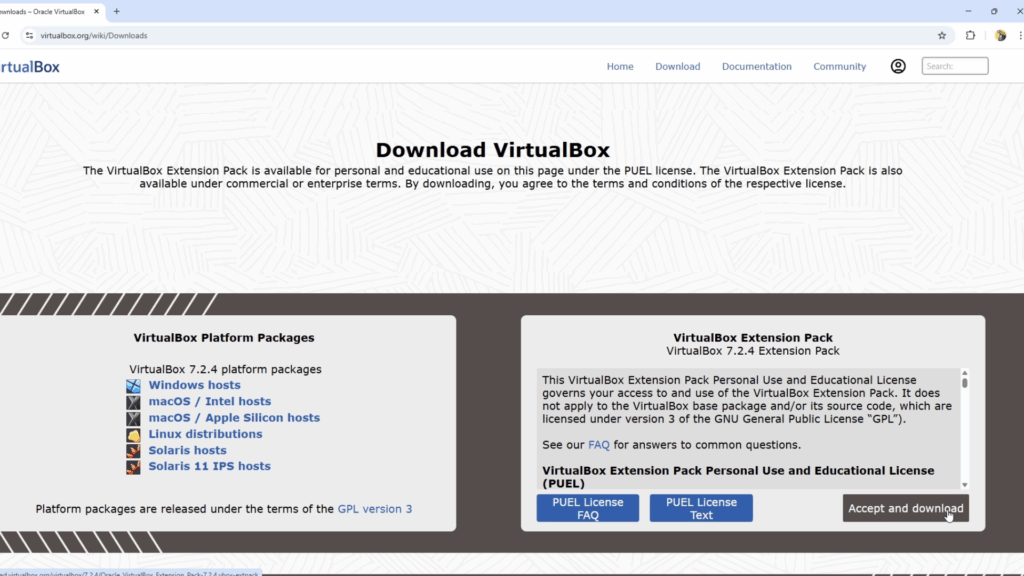 install vb ext pack